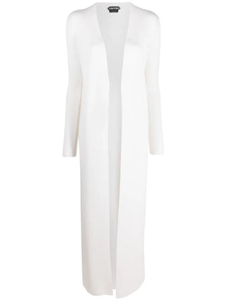 Tom Ford Womens Cashmere/Silk Maxi Cardigan In White