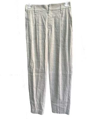 Brunello Cucinelli Womens Pleated PANTS In Milk