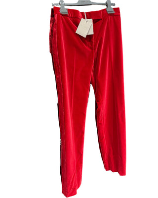 Tom Ford Womens Red Velvet Trousers