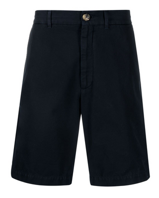 Brunello Cucinelli Mens Cotton Shorts In Navy