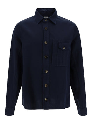 BRUNELLO CUCINELLI MEN'S JACKET IN NAVY