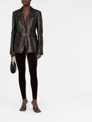Tom Ford Womens Leather Black Jacket