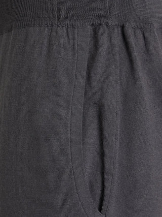 Brunello Cucinelli Cropped Wool Cashmere Women's Pants In Grey Etere