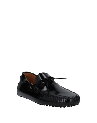 Tod's Black Leather City Gommino Loafers