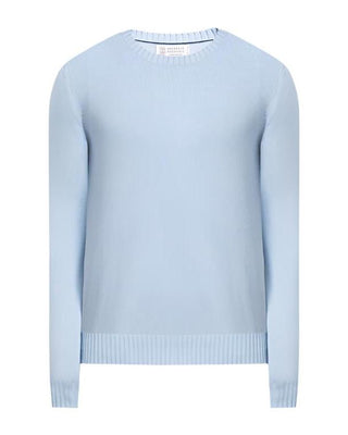 Brunello Cucinelli Mens Knit Cashmere Jumper Sweater in Blue