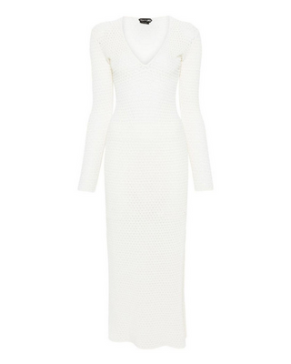Tom Ford Womens Maxi  Dress In White