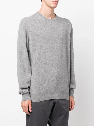 Zegna Mens Grey Cashmere Sweater
