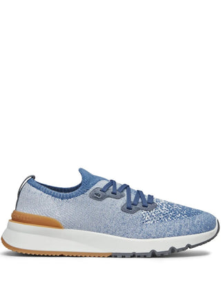 Brunello Cucinelli Mens Sneakers In Blue