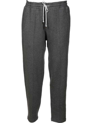 BRUNELLO CUCINELLI MEN'S SWEATPANTS IN GREY