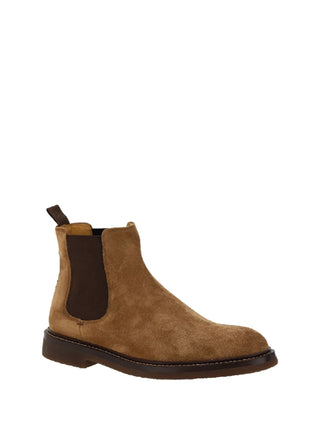 Brunello Cucinelli Elasticated-Panel Chelsea Ankle Boots