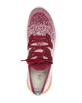 Brunello Cucinelli Mens Sneakers In Bordeaux