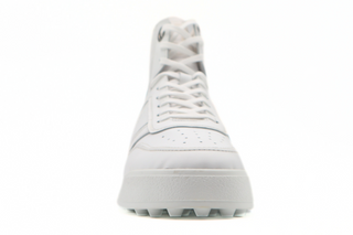 Tods Mens White Lace Up Cassetta High Tops Sneaker Shoe