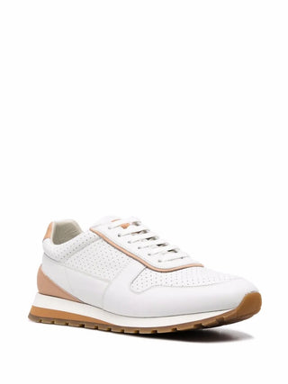 Brunello Cucinelli Mens Sneakers In White