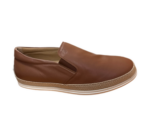 TODS MENS Brown/Orange Espadrilles