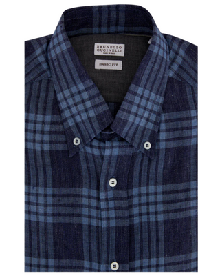 Brunello Cucinelli Mens Shirt In Denim