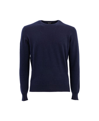 Zegna Mens Navy Oasi Cashmere Crew Neck Sweater