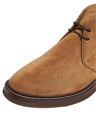 Brunello Cucinelli Mens Brown Suede Ankle Boots