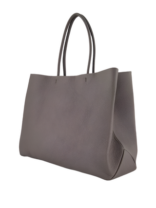 Tom Ford Womens Grain Grey Leather Large Tote Bag