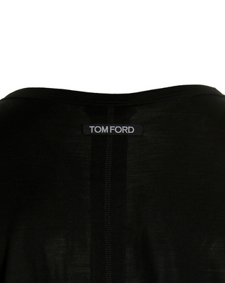 Tom Ford Womens Silk Black T-Shirt