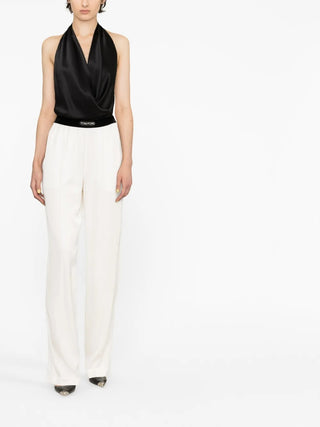 Tom Ford Womens Silk White Pants