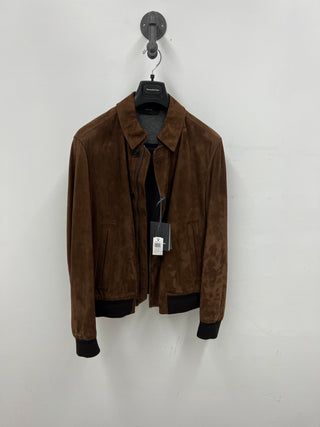 ZEGNA New Mens Suede Outerwear Jacket