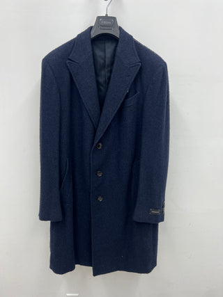 Zegna New Mens Wool Silk & Cashmere Overcoat