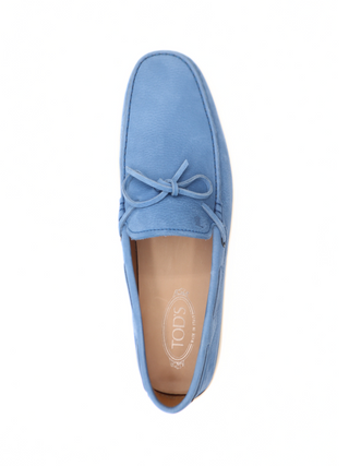 Tods Mens Light Marlin Blue Laccetto Hyannisport Loafer Shoe