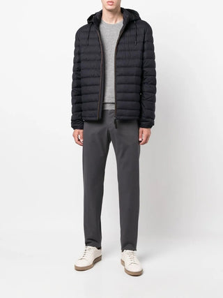 Zegna Mens Grey Cashmere Sweater