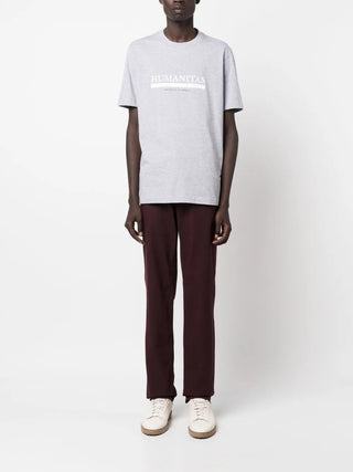 Brunello Cucinelli Mens Straight Leg Jeans in Bordeaux