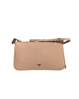 Tom Ford Womens Leather Chain Bag In Beige
