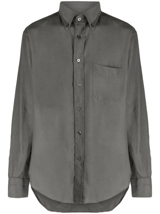 Tom Ford Mens Collared Shirt In Green