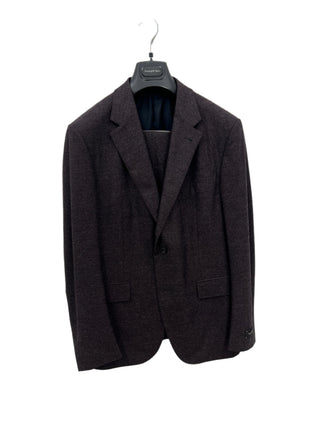Zegna New Mens Wool Silk & Cashmere Purple Suit