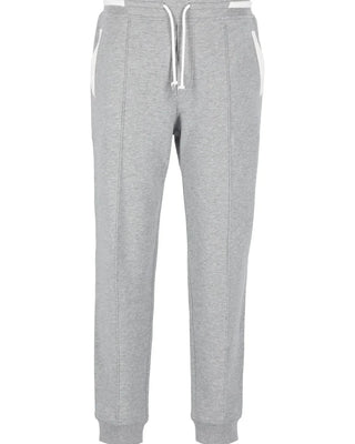 Brunello Cucinelli Men's Drawstring Waist Track Pants In Grey