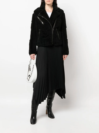 Tom Ford Womens Black Sherpa Jacket