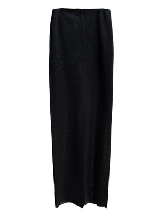 Tom Ford Womens Black Maxi Knit Skirt