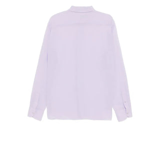 Tom Ford Men’s 76% Lyocell and 24% Silk Purple Button Down Dress Shirt