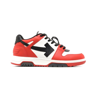OFF-WHITE MENS SNEAKER IN RED/BLACK