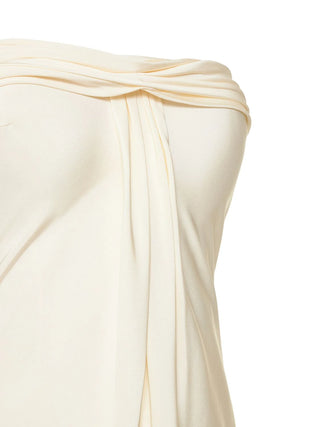 Tom Ford Womens Silk Maroccaine Strapless Column Gown