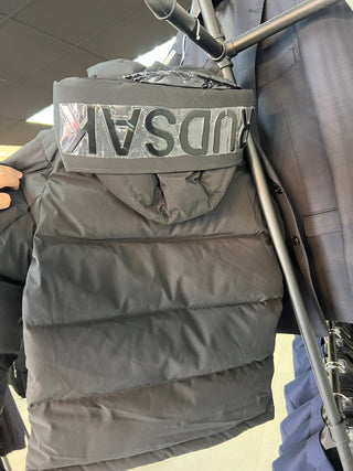 RUDSAK BLACK COLOR JOEL M MEN'S RECYCLED STORMSHELL DOWN PUFFER