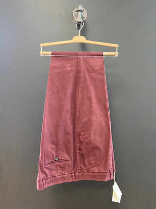 Brunello Cucineli New Mens Burgundy Trouser Pant
