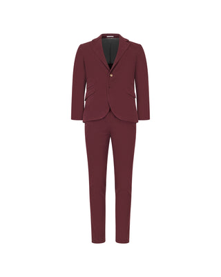 Brunello Cucinelli New Mens 2pc Maroon Suit