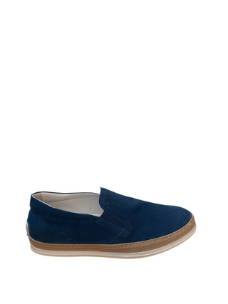 TODS MENS Blue Suede ESPADRILLES