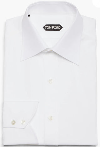Tom Ford Men’s White 100% Cotton Button Down