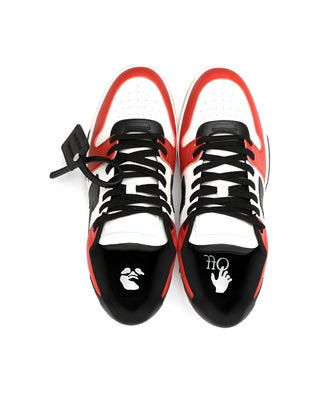 OFF-WHITE MENS SNEAKER IN RED/BLACK