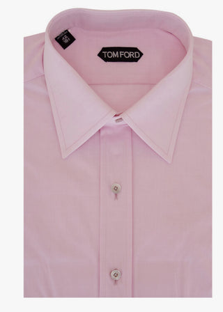 Tom Ford Men’s Bright Pink 100% Cotton Cufflink Button Down Dress Shirt