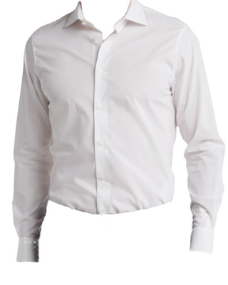 Cavalli Class by Roberto Cavalli Mens Comfort Fit White Dress Shirt