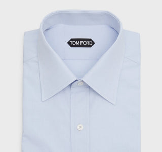 Tom Ford Men’s Light Blue 100% Cotton Button Down Dress Shirt
