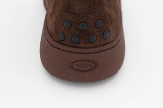 Tods Mens Suede Leather Lace Up Boots in Brown