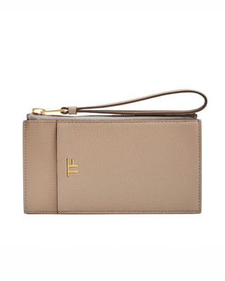 Tom Ford Womens Wristlet Wallet In Taupe