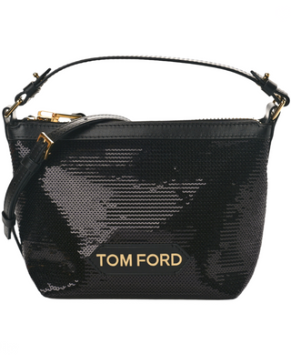 Tom Ford Womens Blue Label Small Black Handbag